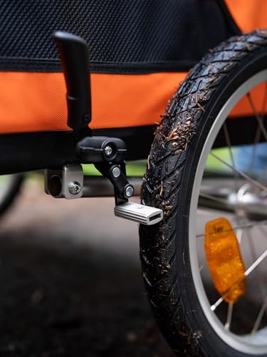 TrendPet DogBus S - Gefederter Aluminium Fahrradanhänger, Hundeanhänger für kleine bis mittlere Hunde