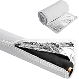 HVAC Copertura isolante per tubi in rame, manicotto in tessuto Oxford 600D a 3 strati per tubi CA esterni, involucro resistente ai raggi UV per sistemi a pompa di calore mini-split, 182 x 25 cm (C)