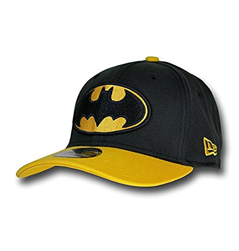 Batman Logo Black & Yellow 39Thirty New Era Cap- Medium/Large #TOP1