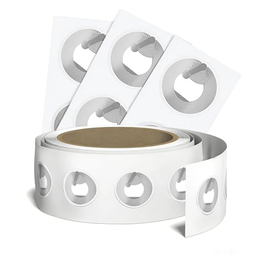 NFC Tags Sticker with NTAG215 Blank Chips NFC Stickers Adhesive Labels NFC Tags Rewritable 504 Bytes Memory Compatible with NFC-Enabled Smartphones (30)