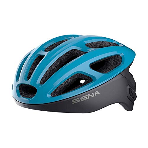 Sena R1 Smart Communications Helmet (Ice Blue, Medium)