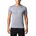 adidas Men's Climalite Energy Running Nova Training Short Sleeve Tee (L, Gray)