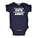 Apericots Original Funny Baby Bodysuit 100% Cotton If You Think I'm Cute See My Aunt