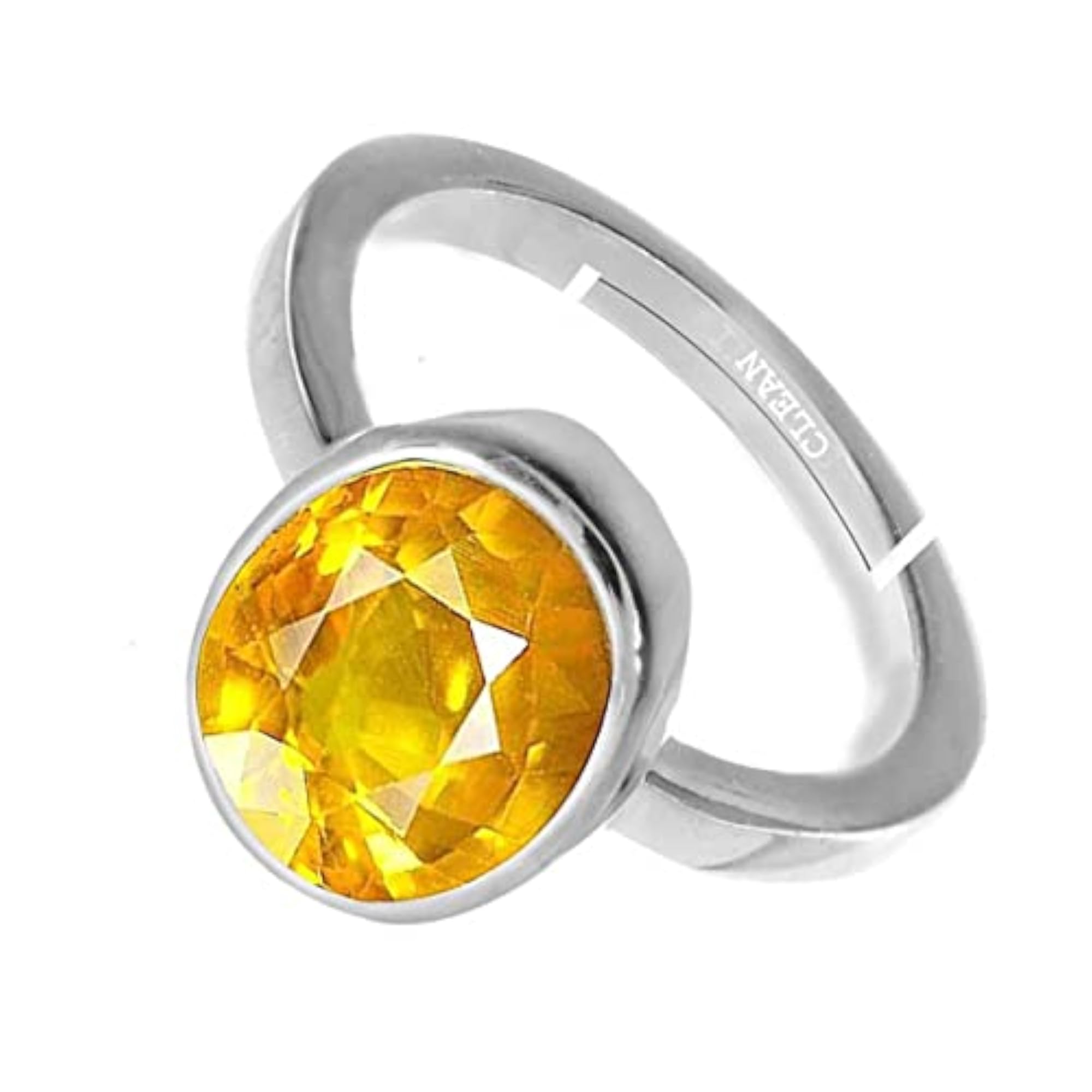 Sapphire/Pukhraj Adjustable Ring, 5.25 Ratti