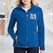 COUPLEHOODIES Custom Nurse Name Embroidered Full Zip Fleece Jacket – Gift for Nurses, Healthcare workers or Medical Staff (Style 4)