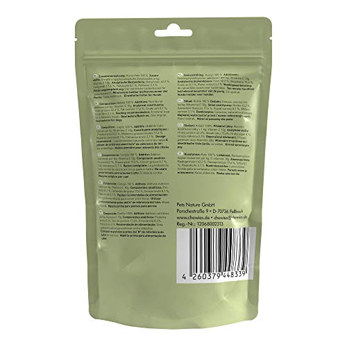 Chewies Fleischstreifen MAXI Hundeleckerli aus 100 % Kaninchenfleisch - 150 g - luftgetrocknete Kaninchen Kaustreifen für Hunde - zuckerfrei & getreidefrei - Dörrfleisch vom Kaninchen