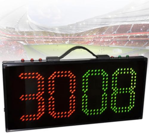 Marcador electrónico LED para sustituciones de fútbol miniatura 1
