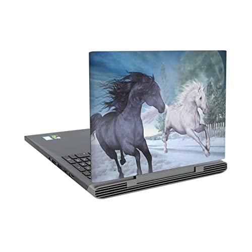 Skin Dell Inspiron 15 7000 Simone Gatterwe autocollant vinyle motif chevaux