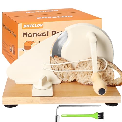 Manual Bread Slicer for Homemade Sourdough Bread, Metal...