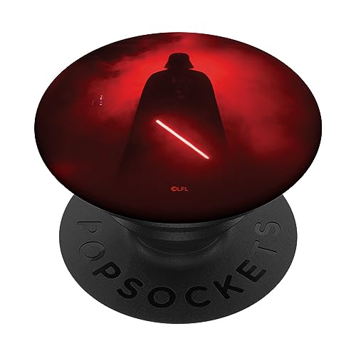 Star Wars Darth Vader Red Lightsaber Shadow PopSockets Adhesive PopGrip