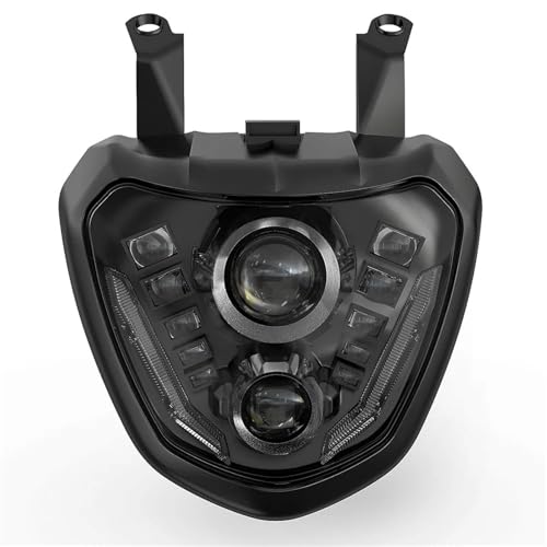 Antibrouillards longue portée LED et phare moto H4 DRL pour une visibilité accrue sur MT-07