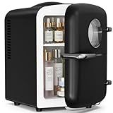 Antarctic Star Compact Mini Fridge, 4L Capacity/6 Cans Portable Cooler and Warmer Compact...