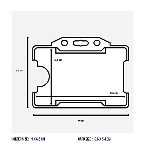 Intrekbare Lanyard en Badge Houder Trio Triple Pack van LanyardsTomorrow - Set bevat een enkele effen Lanyard… - Image 7