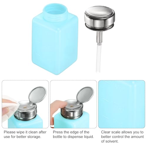 Flacon distributeur d'alcool de solvant 180ml anti-gaspillage - 6