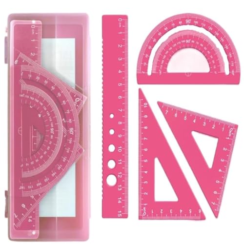 Dreamz Gallery Premium Aluminum Alloy Ruler Set - Laser Etch...