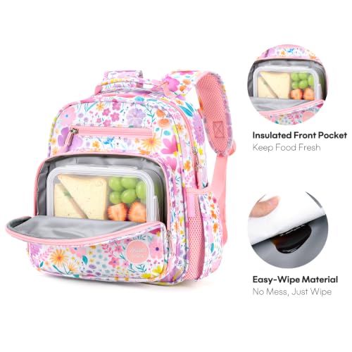 mibasies Toddler Backpack Flower Pink