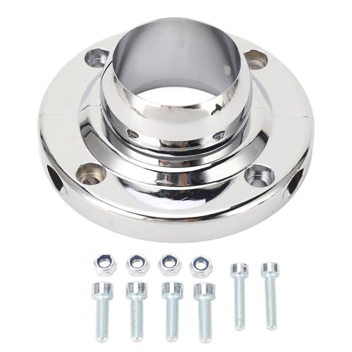 Steering Column Mount Bracket, Steering Column Mounting Parts, 2inch Steering Column Floor Mount Polished High Hardness Universal For Sbc Bbc 350 Engine