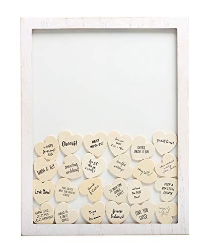 Kate & Milo Wedding Guestbook Token Frame,...