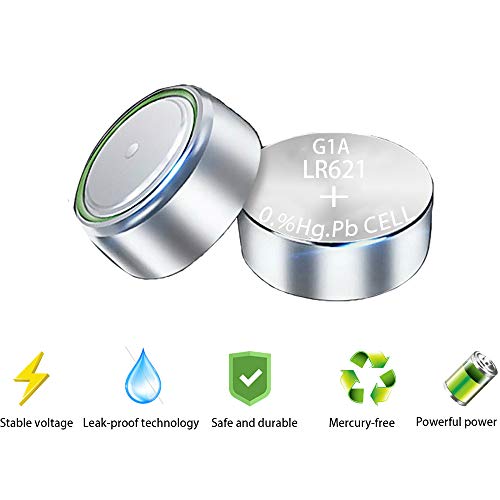 Skoanbe 50Pcs Sr621Sw Ag1 Lr621 364 363 Lr60 164 1.5V Button Coin Cell Watch Battery #TOP2