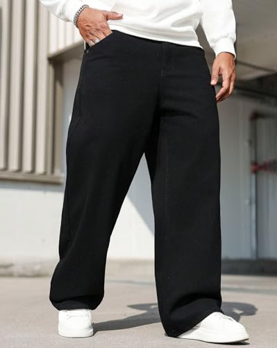 Image of AUSK Men's Regular Straight Fit Casual Jeans || Official Business wear Jeans for Men