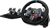 Volante y pedales de carreras Logitech G29 para PS5/PS4/PC | Paletas de cambio de acero inoxidable, cubierta de cuero para el volante, force feedback real, para PS5, PS4, PC, Mac ESRB Rating: Rating Pending 2