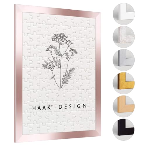 Haak Cornice per Puzzle Lavanda Oro Rosa 48 X 64 cm (circa 1000 Pezzi) Cornice per Puzzle