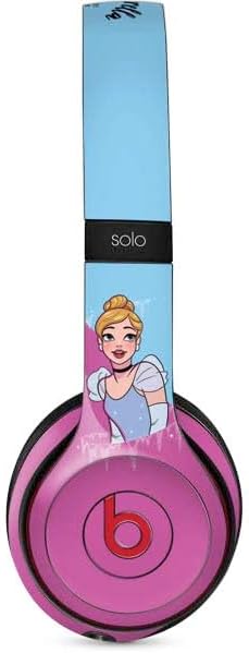 Skinit Decal Audio Skin Compatible with Beats Solo 3 Wireless - Officially Licensed Disney Princess Cinderella Sketch Design