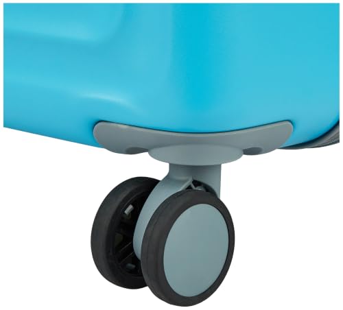 Image of Wiki Ripple 8 Wheel Hardside Polycarbonate Trolley by Wildcraft,Large,Teal