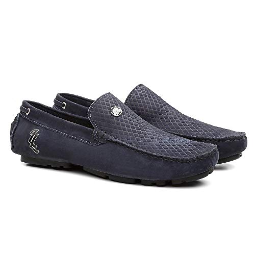 Mocassim Masculino Sapato Para Dirigir - Marinho - 38
