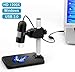 USB 2.0 Digital Microscope, DEPSTECH 1 to 1200X Magnification Endoscope, 5X Zoom Mini Inspection Camera with 8 Adjustable LED Lights, Working with Win7/8 & Linux PC