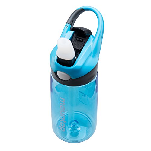 Mountop Kids Water Bottle With Straw Lid And Handle, Easy Use For Girls And Boys, Bpa-Free 14Oz 400Ml #TOP4