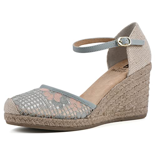 Image of WHITE MOUNTAIN Women's Mamba Espadrille Wedge Sandal