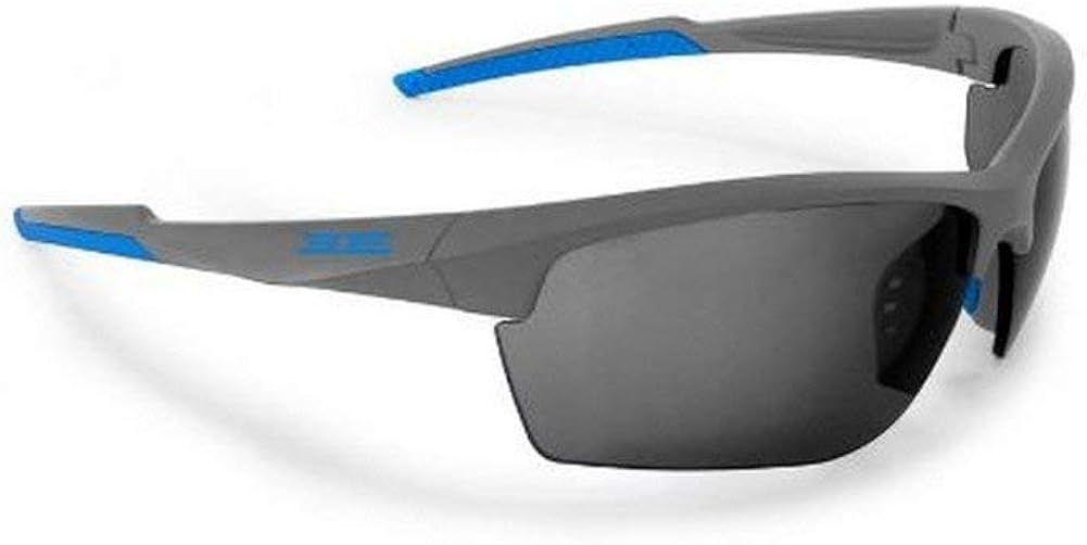 Epoch 7 - Lentes de sol deportivos para motocicleta de golf, marco grisazul con lente ahumada, Negro -