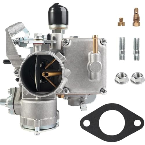 Dixhills 34 PICT-3 EMPI 12V Carburador con hardware compatible con VW Kaefer Cabrio Transporter T1 T2 1966 – 1979, repuesto para 113129031K 113129031N
