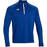 Under Armour Team Rival Tech Quarter-Zip Men's Golf Top (Royal, Large)