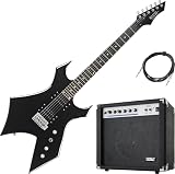 Rocktile Warhead E-Gitarre Set AK20G - Korpus aus Linde, Griffbrett aus...