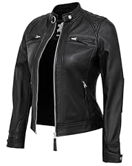 Diamond1 - Black Leather Jacket