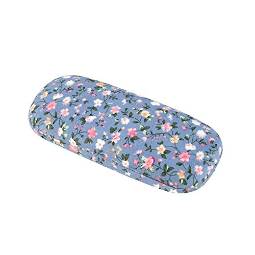 Cadeaux de mai Lunettes de Soleil Florales Hard Eye Lunettes Etui Protector Box Holder Pouch Bag pour Hommes et Femmes Enfants, Lunettes de Soleil Florales Lunettes de Protection pour Cas Cover