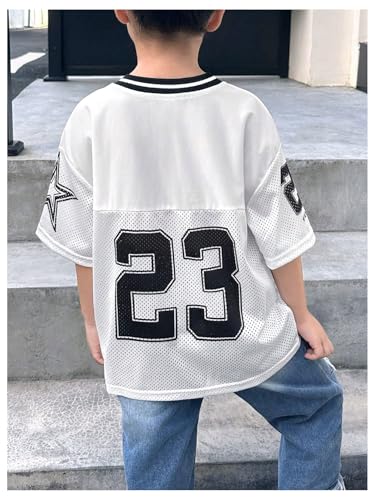 SOLY HUX Toddler Girl's Graphic T-Shirts Short Sleeve V Neck Tee Shirts Jersey Tops Y2k Streetwear2