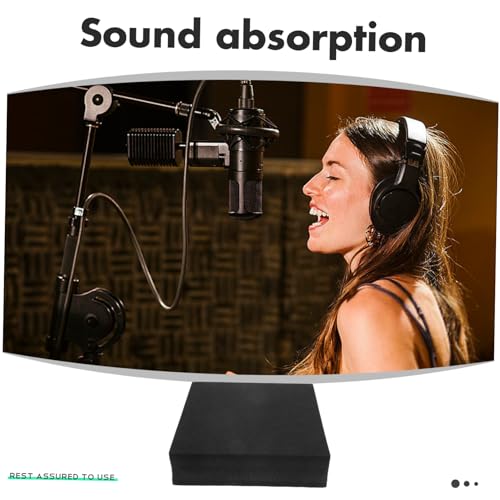 Almohadilla de espuma de aislamiento acústico para plataforma de soporte de altavoz uso estudio miniatura 3