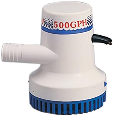 Rule 02 Bilge Pump 1500 GPH Marine 12V DC Non-Automatic 1-1/8" Boat Submersible - Foto 7