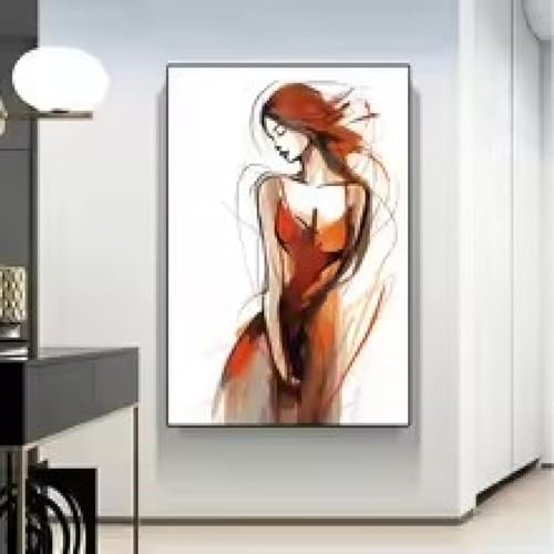 Impression sur toile abstraite décoration chambre et séjour - 2