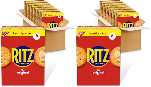Image of RITZ Original Crackers, Family Size, 6-20.5 oz Boxes (Pack of 2)