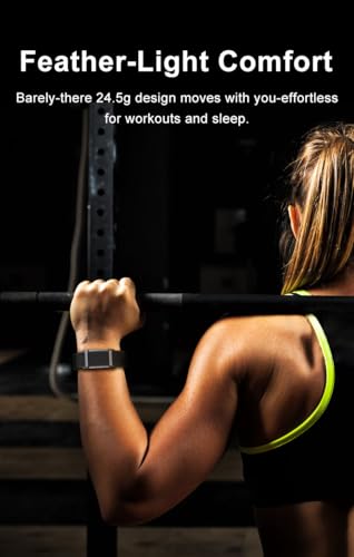 Image of Premium Metal Fitness Band 50-Day Battery Heart Rate SpO2 AI Health Tracker