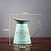VANCORE Shabby Chic Metal Jug Vase Pitcher Flower Holder for Home Decoration