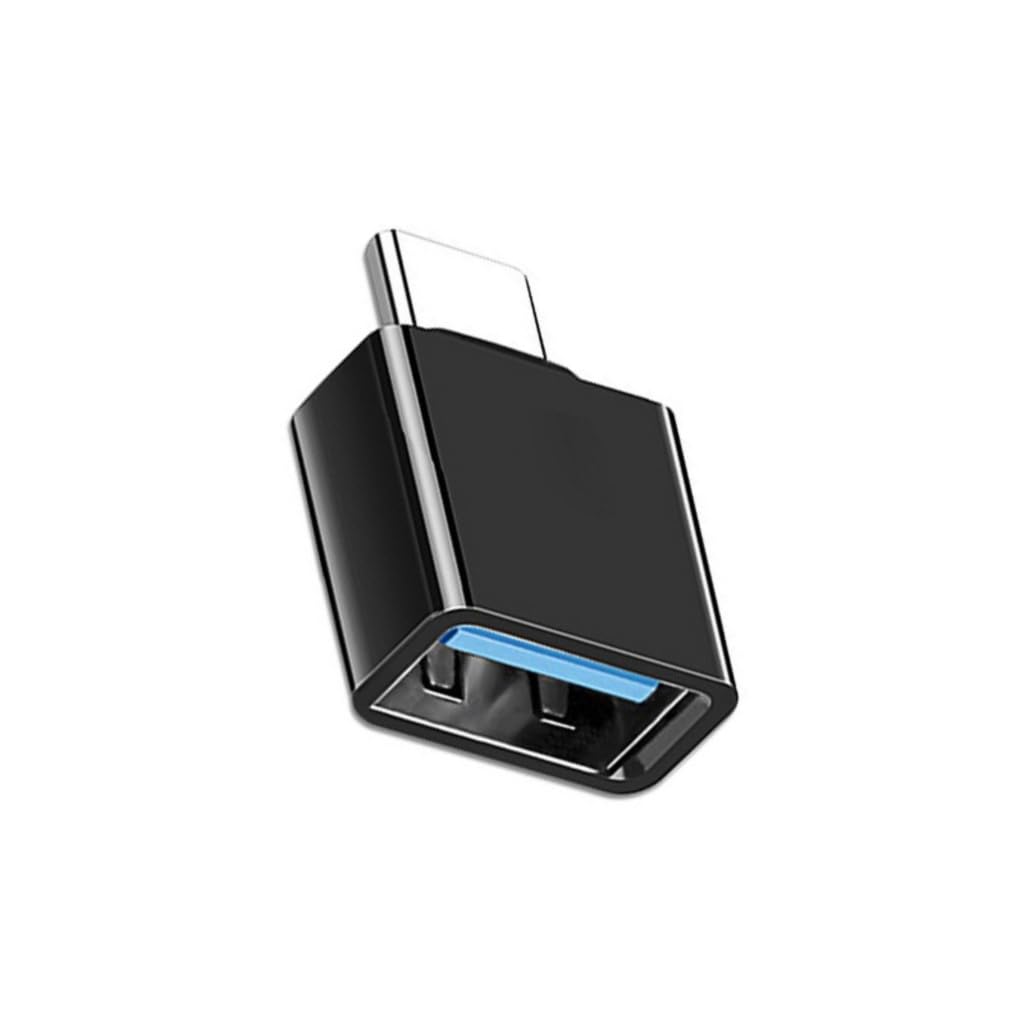Elnwnnkc USB 2.0 A to MicroUSB Type C OTGs Adapter 480Mbps for Data Transfer and Charging for Phones Tablets