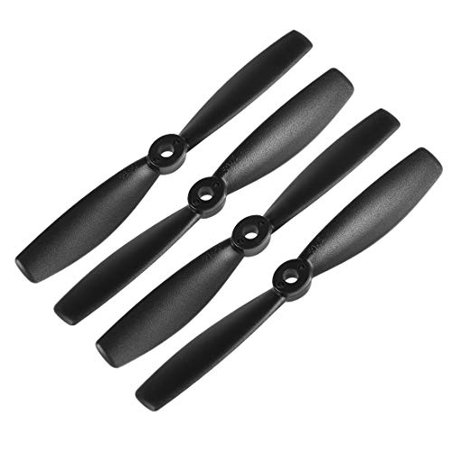 uxcell Bullnose Propellers 5045 5x4.5 Inch CW CCW 2-Vane for RC Quadcopter Hexacopter Multirotor, Black 2 Pairs
