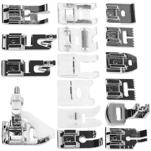Set de 16 Pies Prensatelas para Máquina de Coser