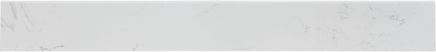 36 Inch Bathroom Vanity Backsplash Engineered Marble Stone Sink Backsplashes for Vanities Countertop Bath Fixtures Accessories Aosta White