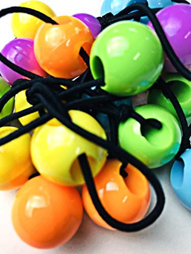 Tara Girls Twinbead Bubble Ball Ponytail Elastics 10 Pieces Selection (BT35) image 5